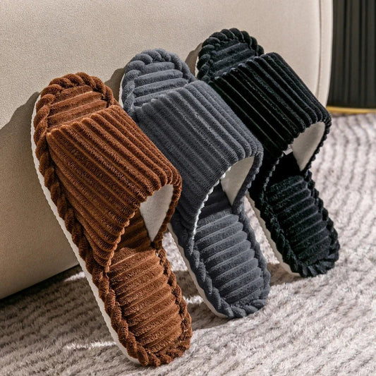 Haven Ribbed Corduroy Slides