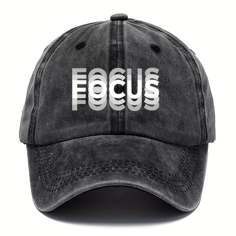 Vintage Wash "Focus" Dad Cap