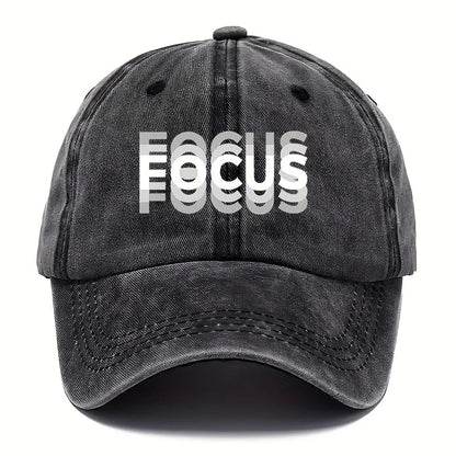 Vintage Wash "Focus" Dad Cap