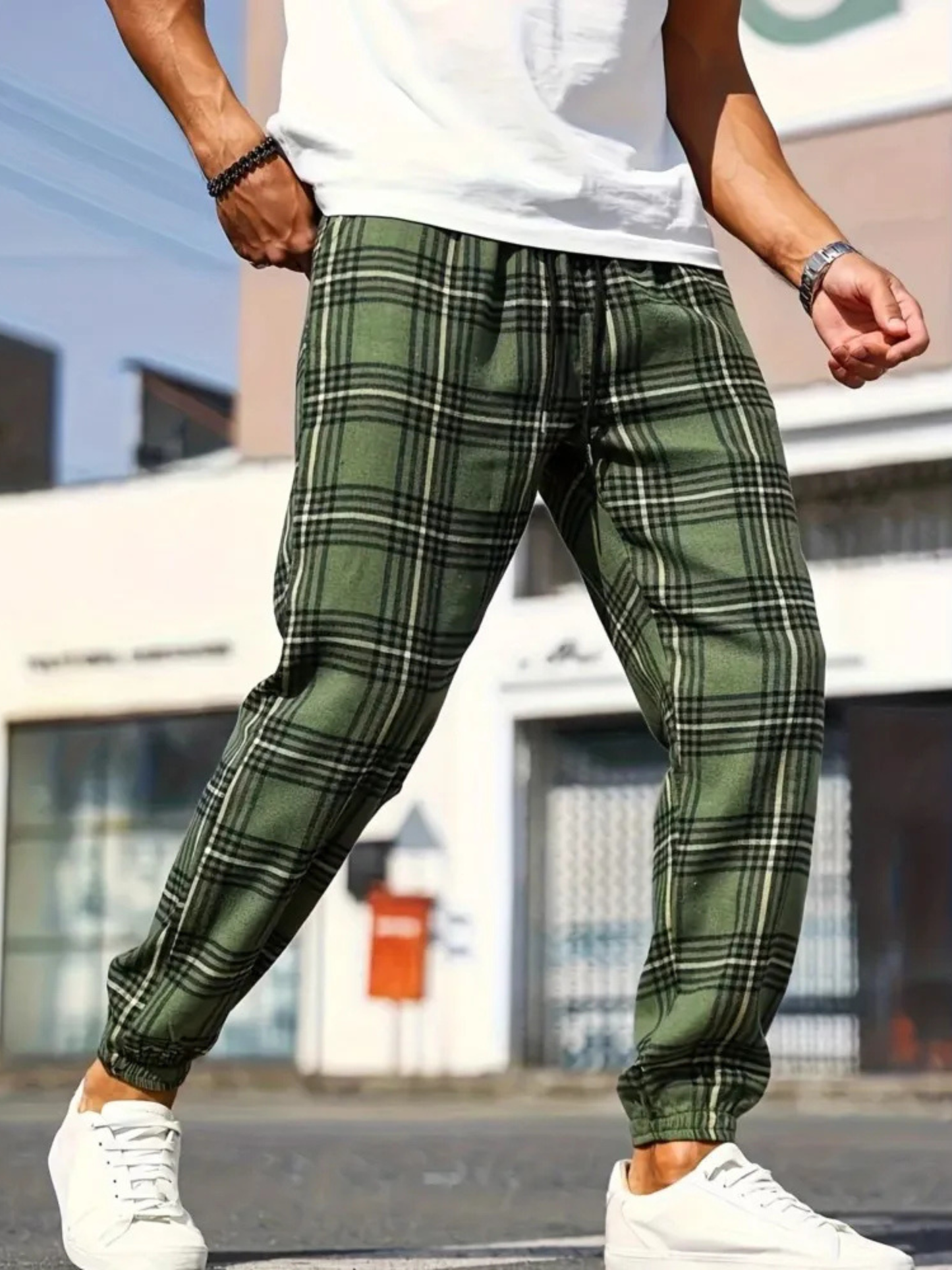 Heritage Plaid Jogger Pants