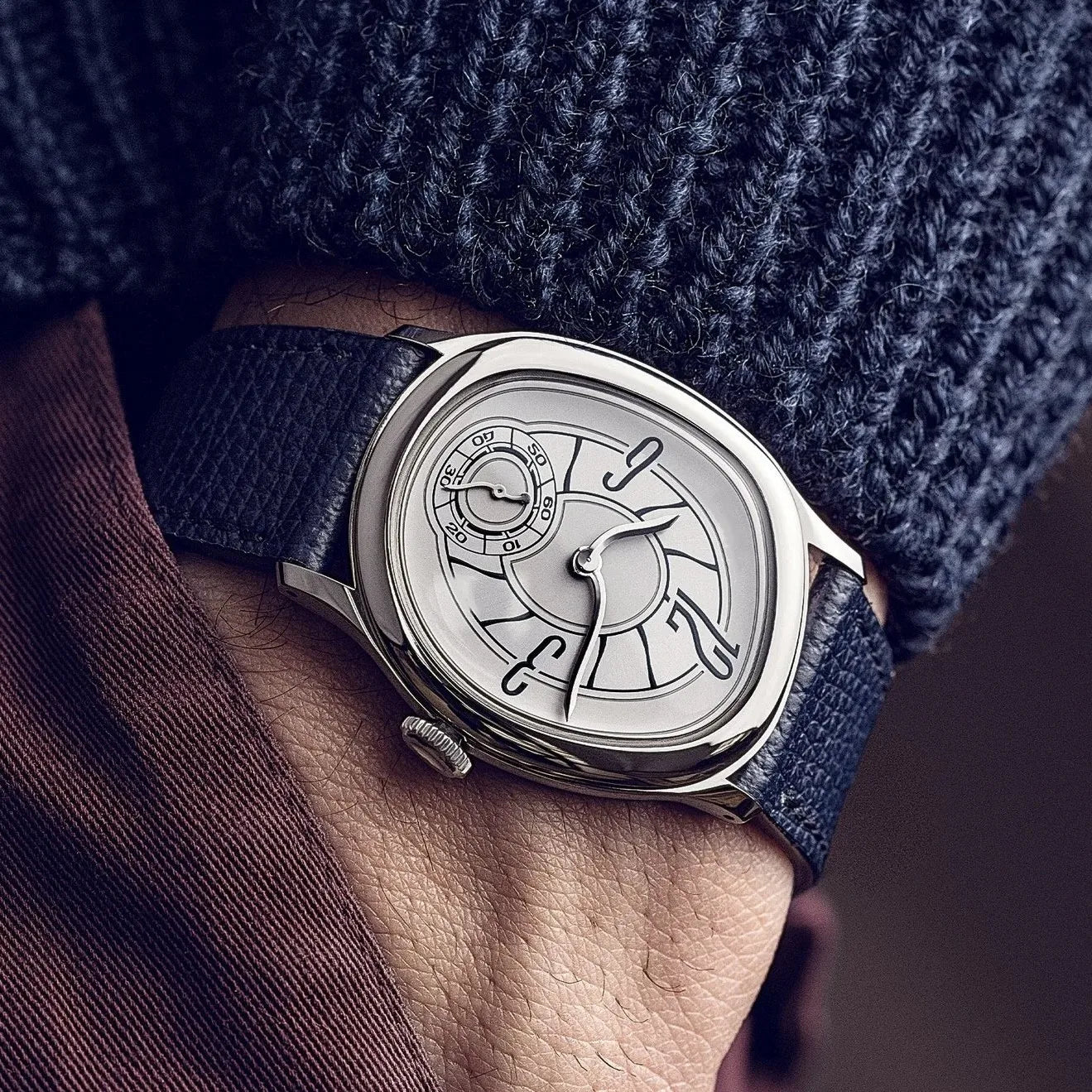 The Halden Curved Dial Timepiece