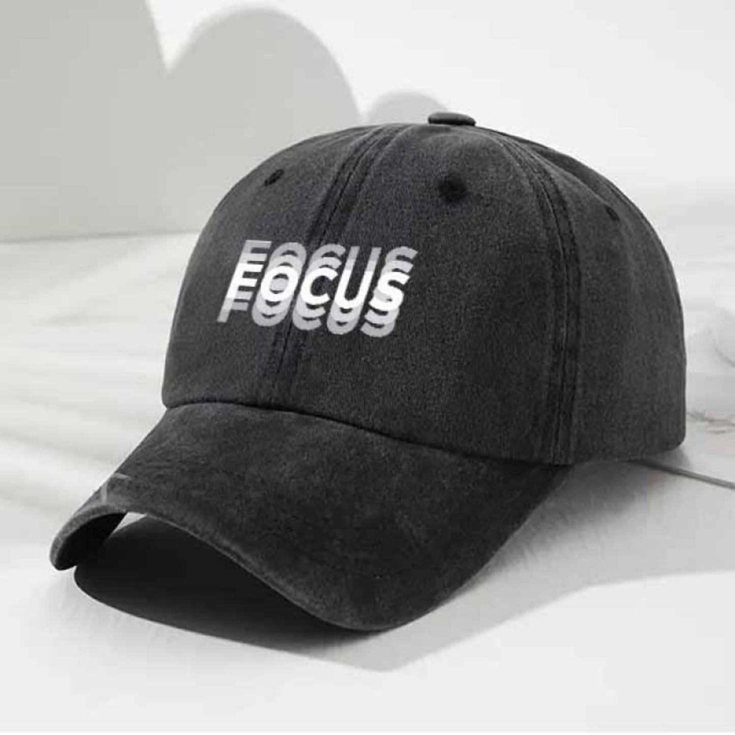 Vintage Wash "Focus" Dad Cap