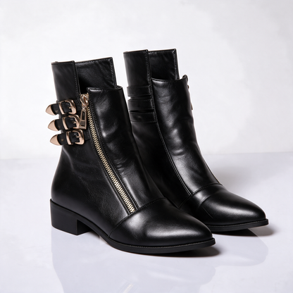 Yale Triple-Buckle Boots