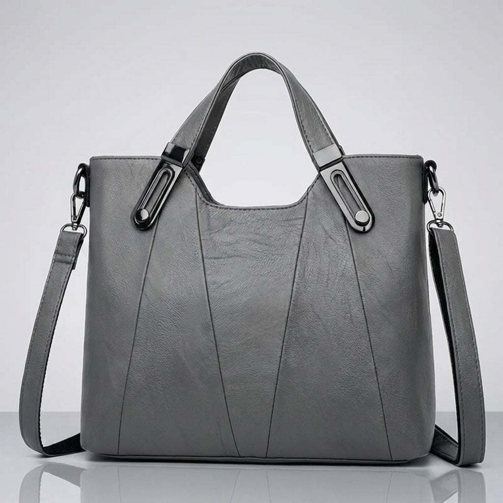Iris & Iron - Panelled Leather Day Bag