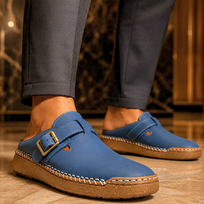 Harwick Suede Buckle Loafers
