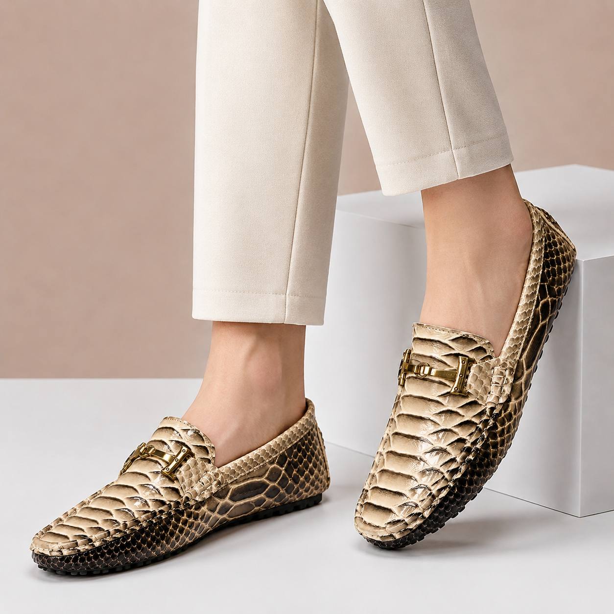Dorian Leather Bit Loafers