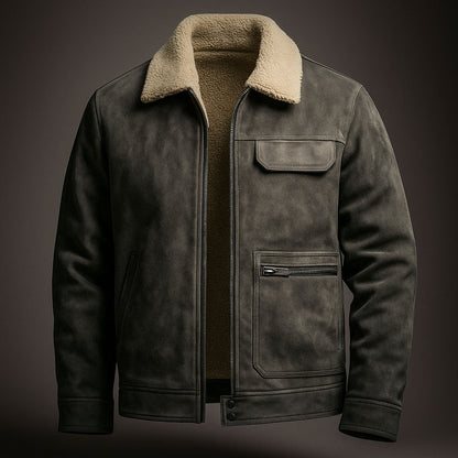 The Ashford Shearling-Collar Jacket