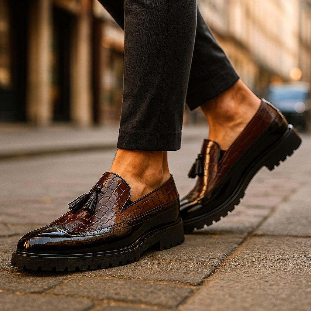 Monarch Two-Tone Platform Loafer