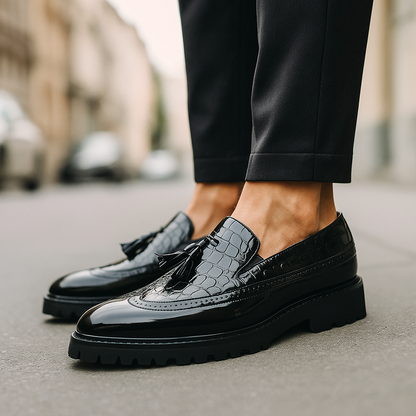 Monarch Two-Tone Platform Loafer