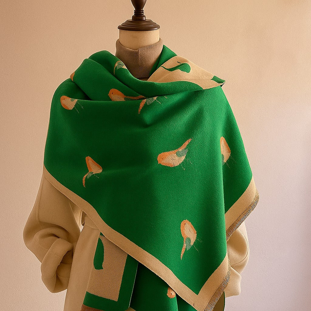 The Aviary Silk Scarf