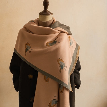 The Aviary Silk Scarf