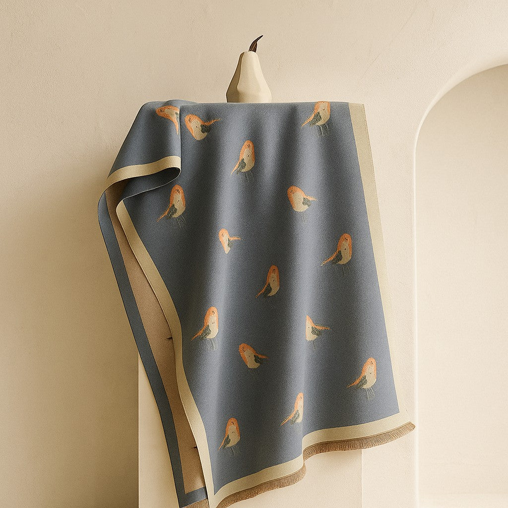 The Aviary Silk Scarf