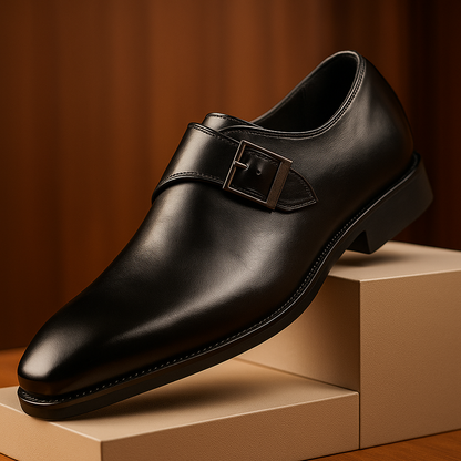 Refined Monk Strap Business Shoes