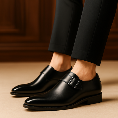 Refined Monk Strap Business Shoes