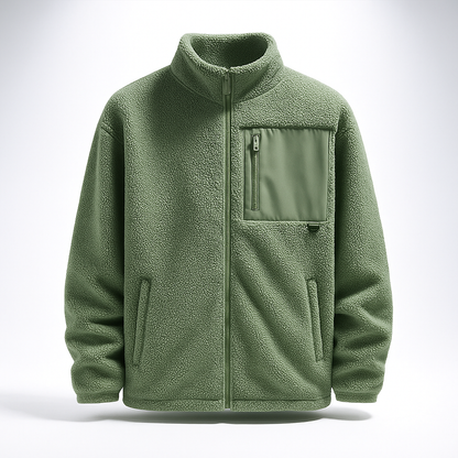 Technical Fleece Jacket with Utility Pocket