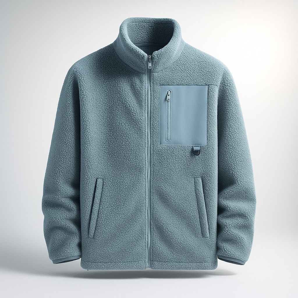 Technical Fleece Jacket with Utility Pocket