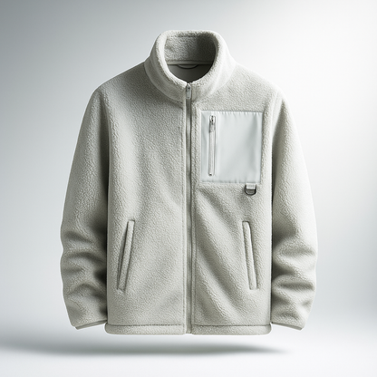 Technical Fleece Jacket with Utility Pocket