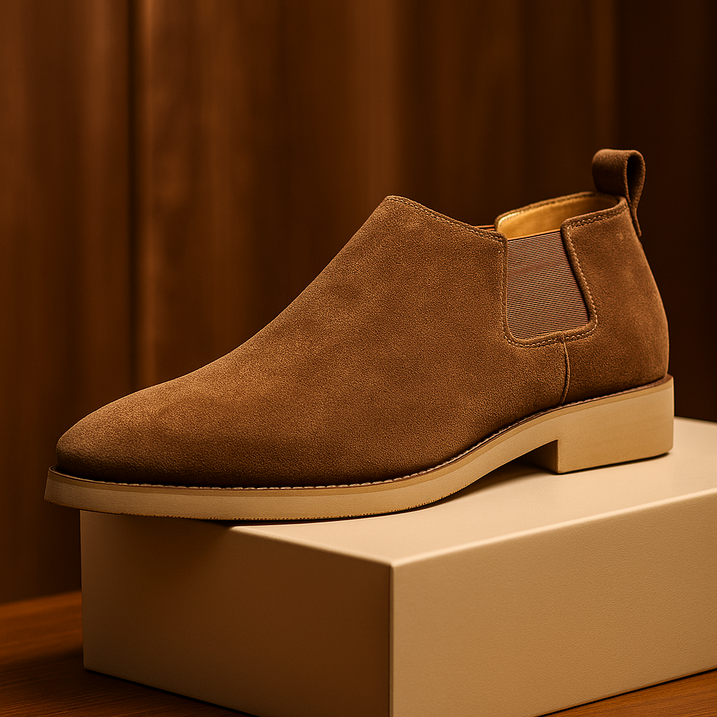 Premium Suede Chelsea Ankle Boot