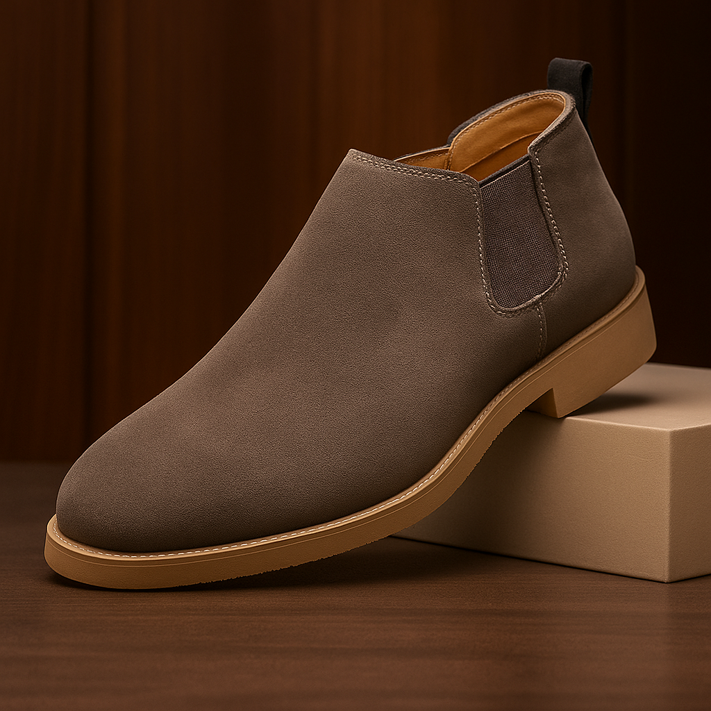 Premium Suede Chelsea Ankle Boot