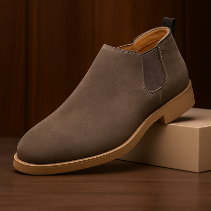 Premium Suede Chelsea Ankle Boot