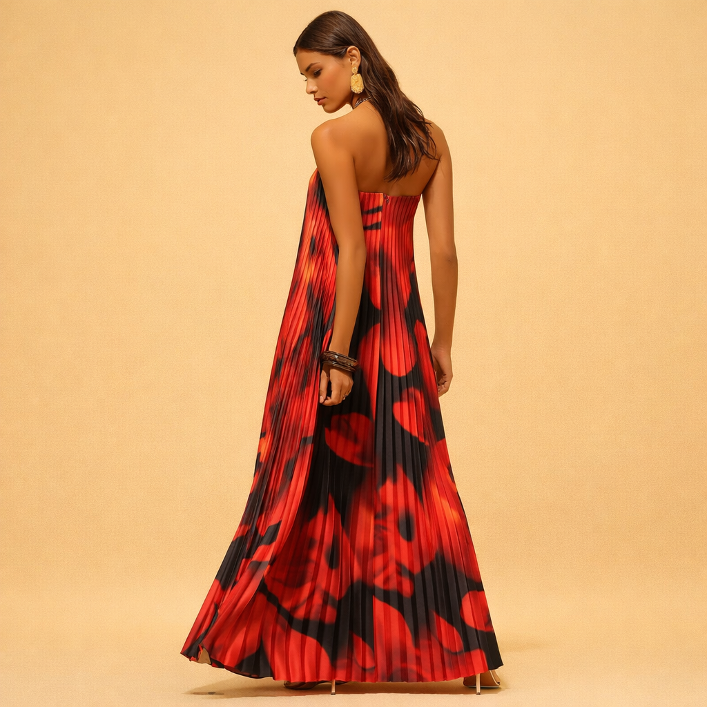 The Marrakech Plissé Gown