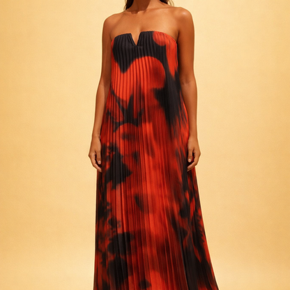 The Marrakech Plissé Gown