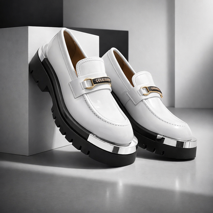 Blanc Monolith Platform Loafer