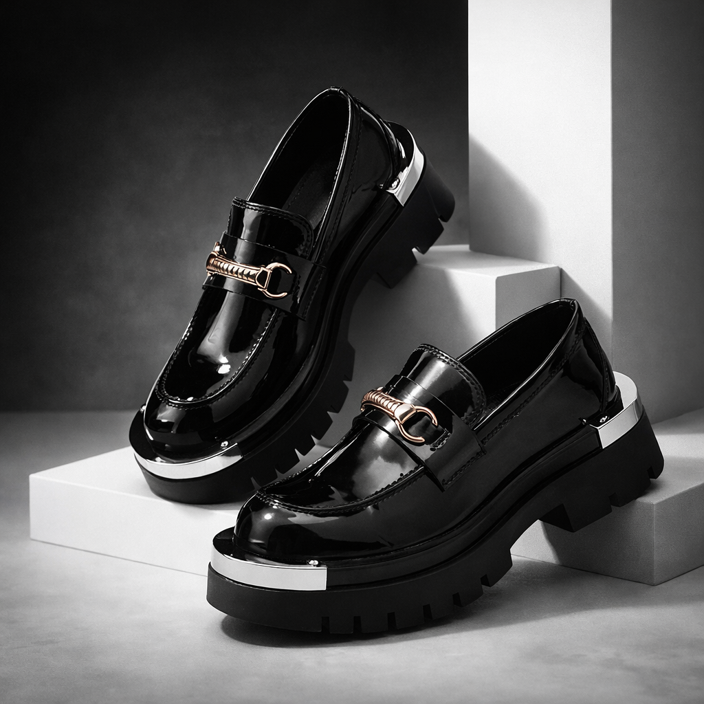 Blanc Monolith Platform Loafer