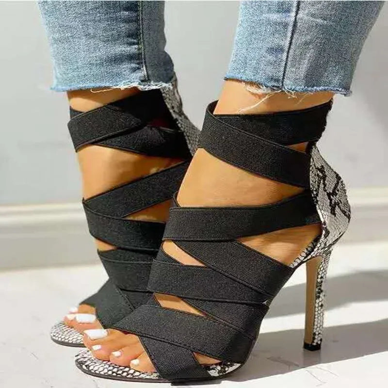 Serpentine Cage Sandal