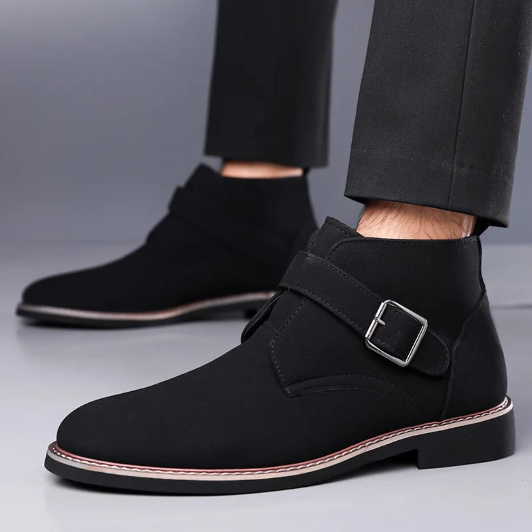 Klein Cobalt Suede Chelsea Boot