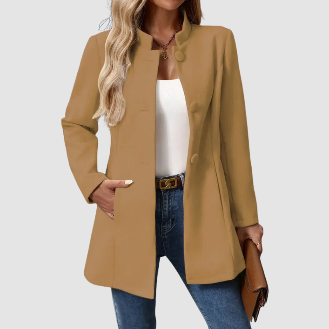 Marchesa Fit-and-Flare Coat
