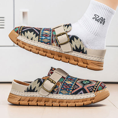 Marrakech Woven Buckle Slides