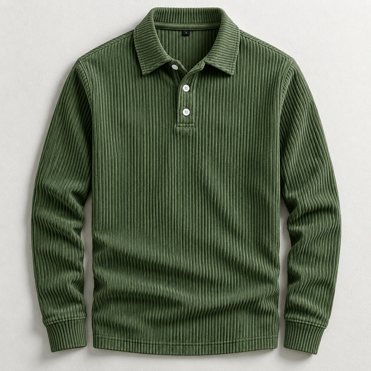 Ashford Ribbed Polo Sweater