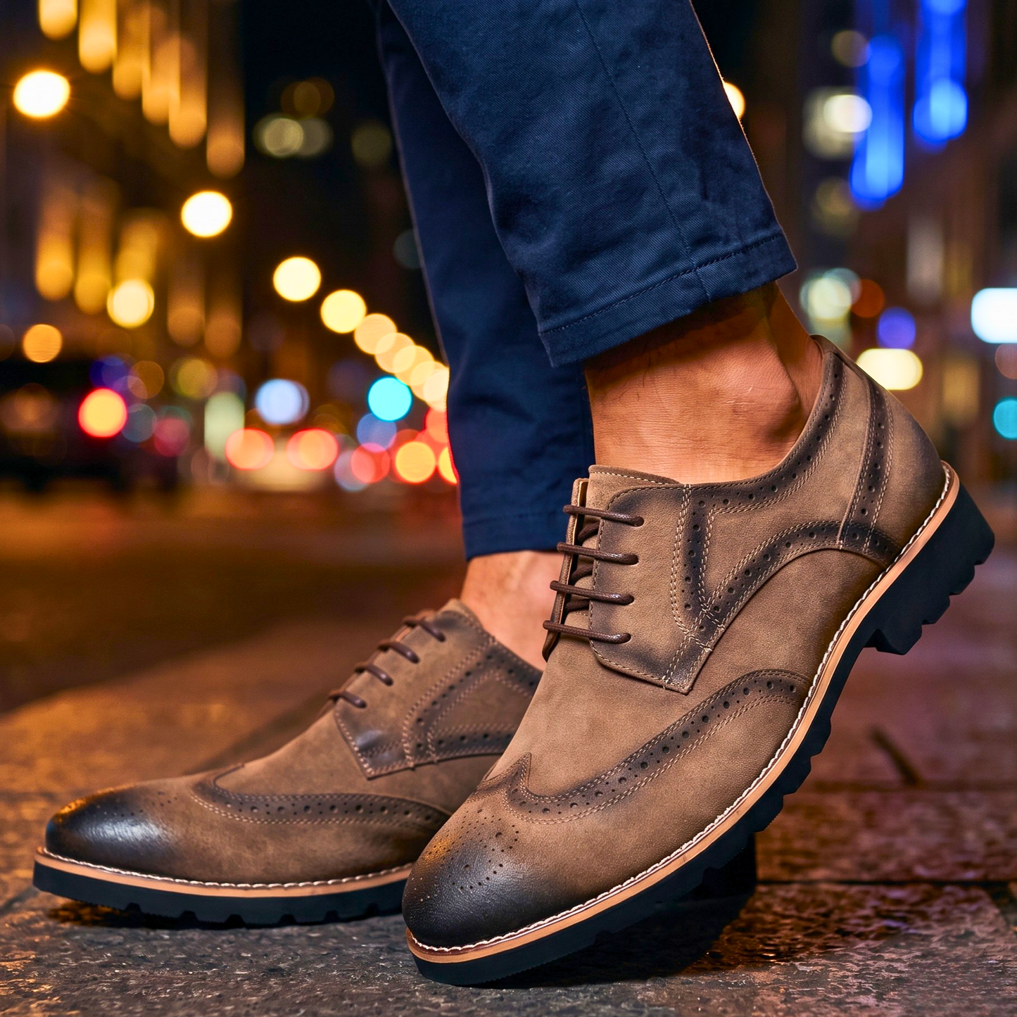 Renwick Wingtip Leather Brogue