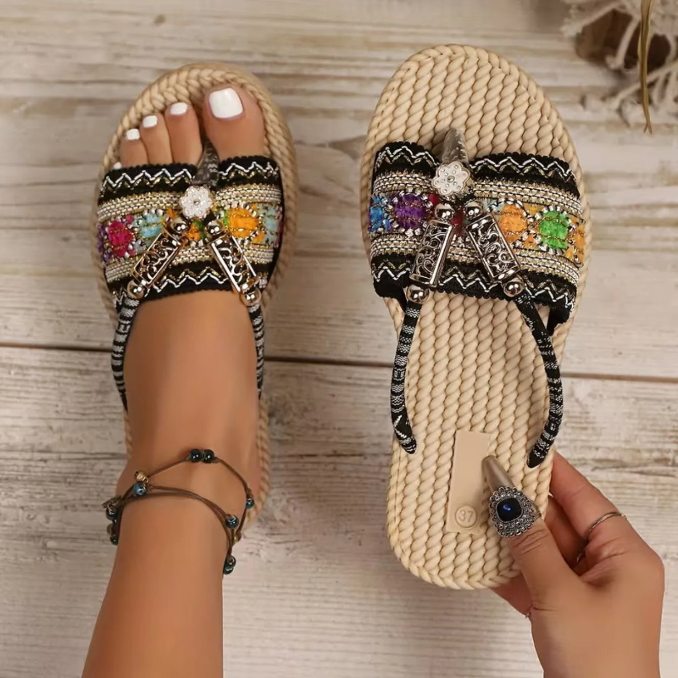 Bohème Tissé Charm Flatform
