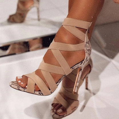 Serpentine Cage Sandal