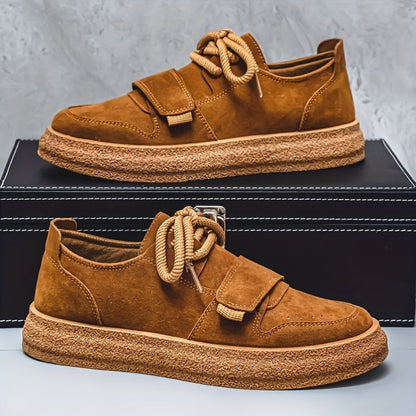 Terracotta Suede Low-Top
