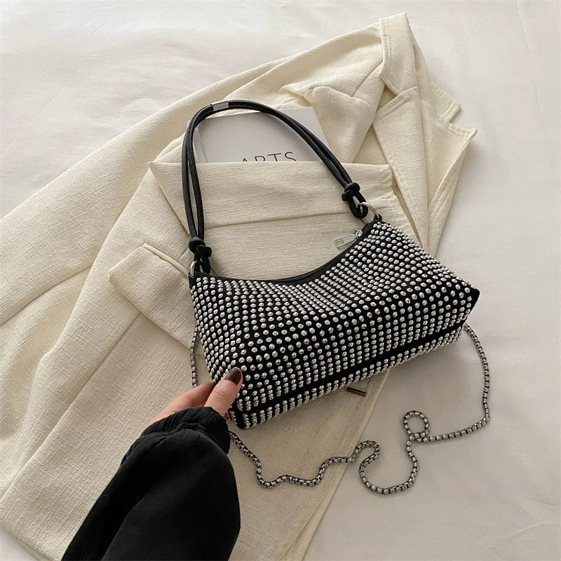 Nocturne Crystal Shoulder Bag