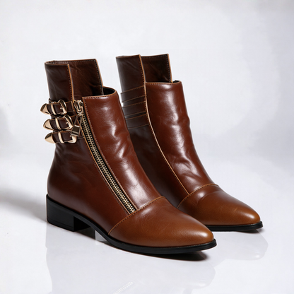 Yale Triple-Buckle Boots