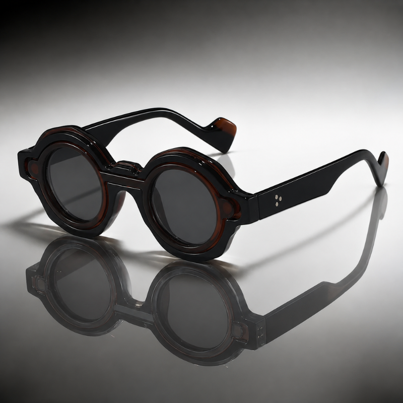 Double-Rim Acetate Sunglasses
