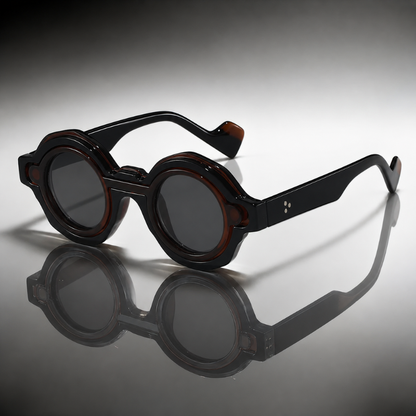 Double-Rim Acetate Sunglasses
