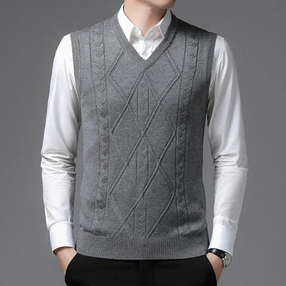 Prussian Argyle Vest