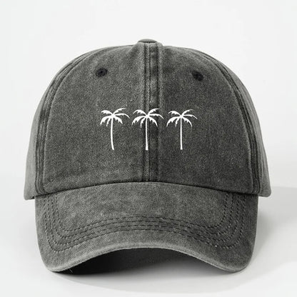 Triple-Palm Washed Canvas Cap