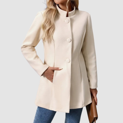 Marchesa Fit-and-Flare Coat