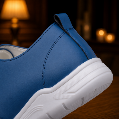 Cognac Leather Derby Sneaker