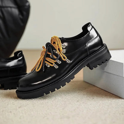 The Summit Lace-Up - Premium Leather & Rubber Sole