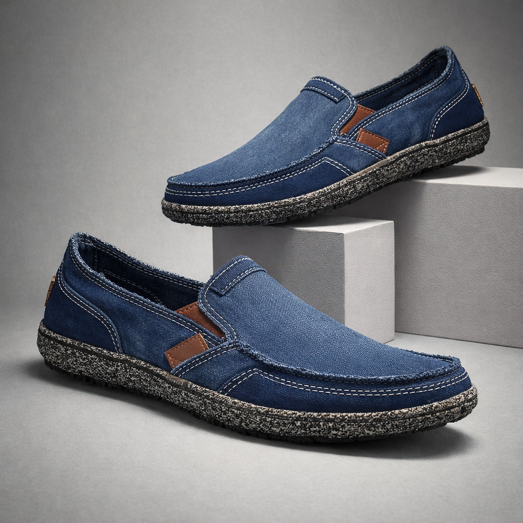 Santorini Canvas Slip-On Loafer