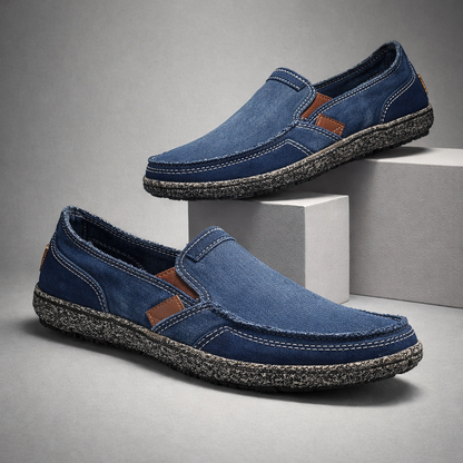 Santorini Canvas Slip-On Loafer