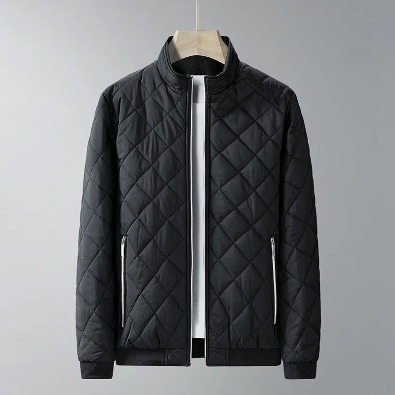 Titan Diamond-Quilted Bomber