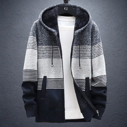 The Gradient Horizon Cashmere Zip Hoodie